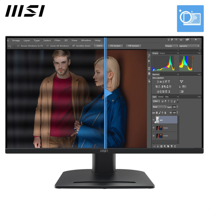 MSI PRO MP275QPG 27 WQHD 2XHDMI DP MULTI VESA